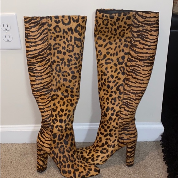 antonio melani leopard boots